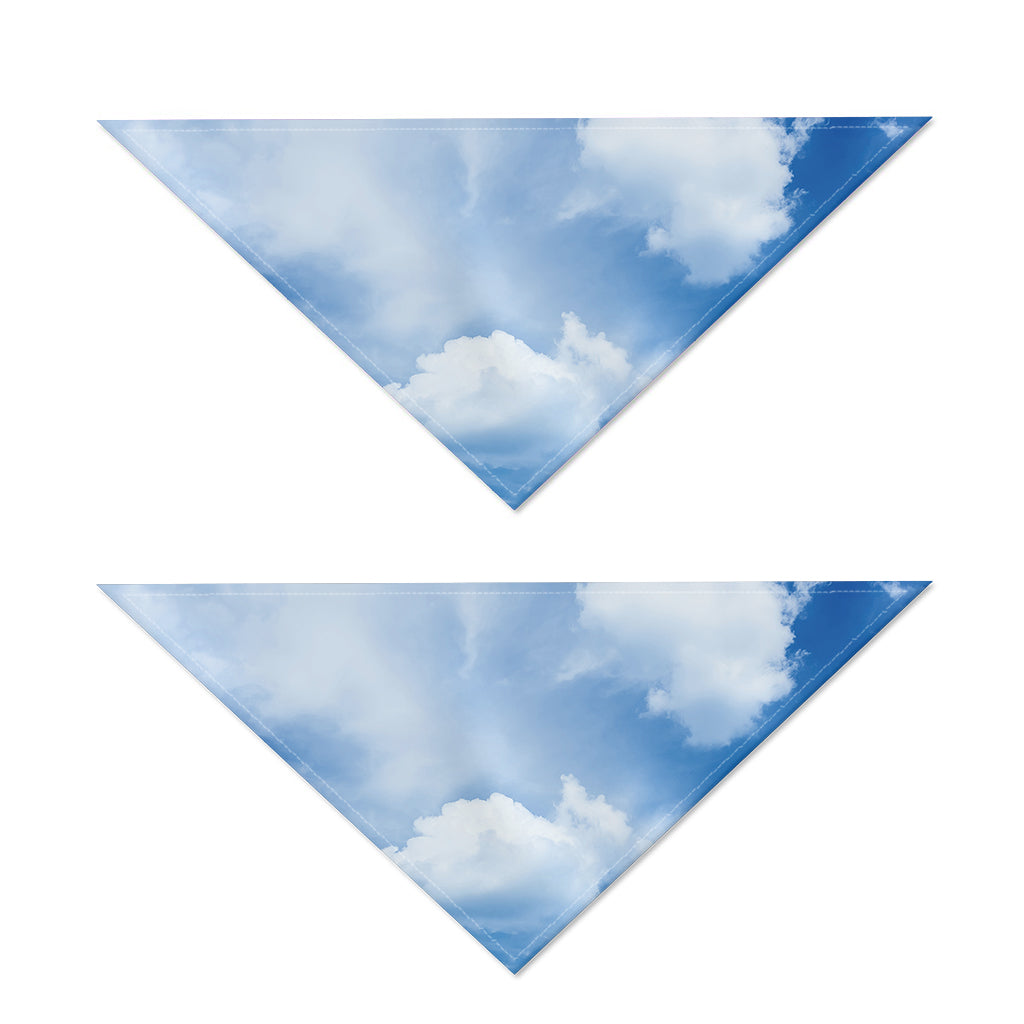 Sky Cloud Print Dog Bandana