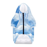 Sky Cloud Print Dog Zip Up Hoodie
