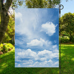 Sky Cloud Print Garden Flag