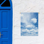 Sky Cloud Print Garden Flag