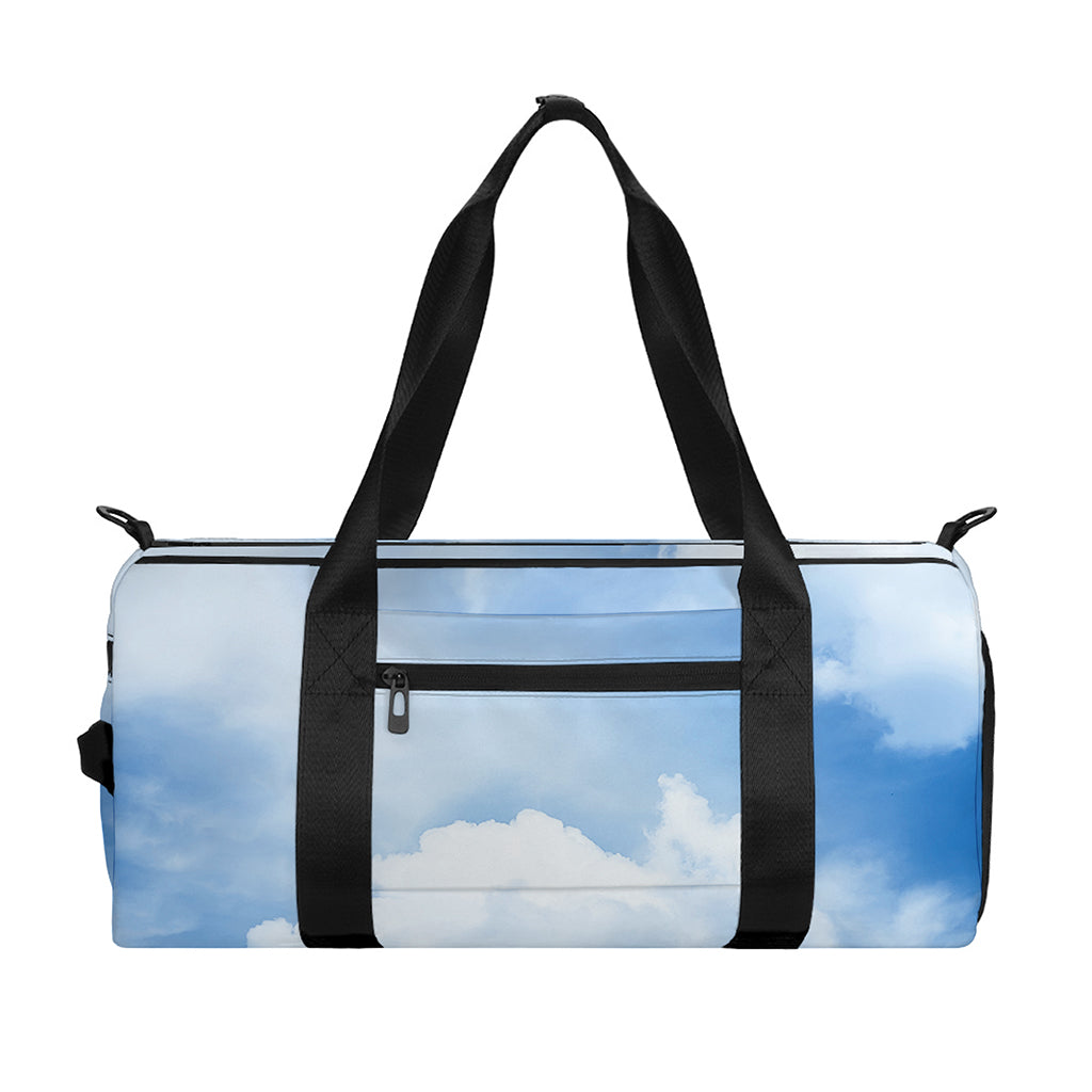 Sky Cloud Print Gym Bag