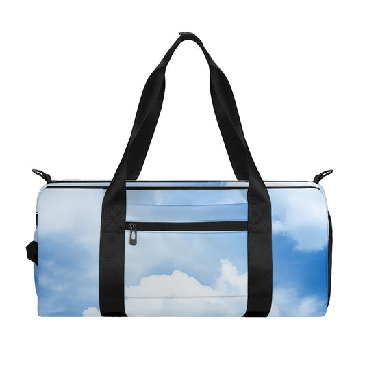 Sky Cloud Print Gym Bag