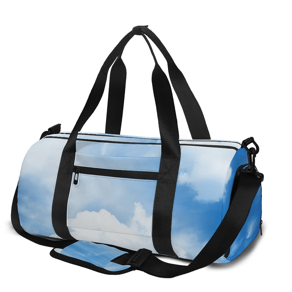Sky Cloud Print Gym Bag