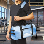 Sky Cloud Print Gym Bag
