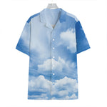 Sky Cloud Print Hawaiian Shirt