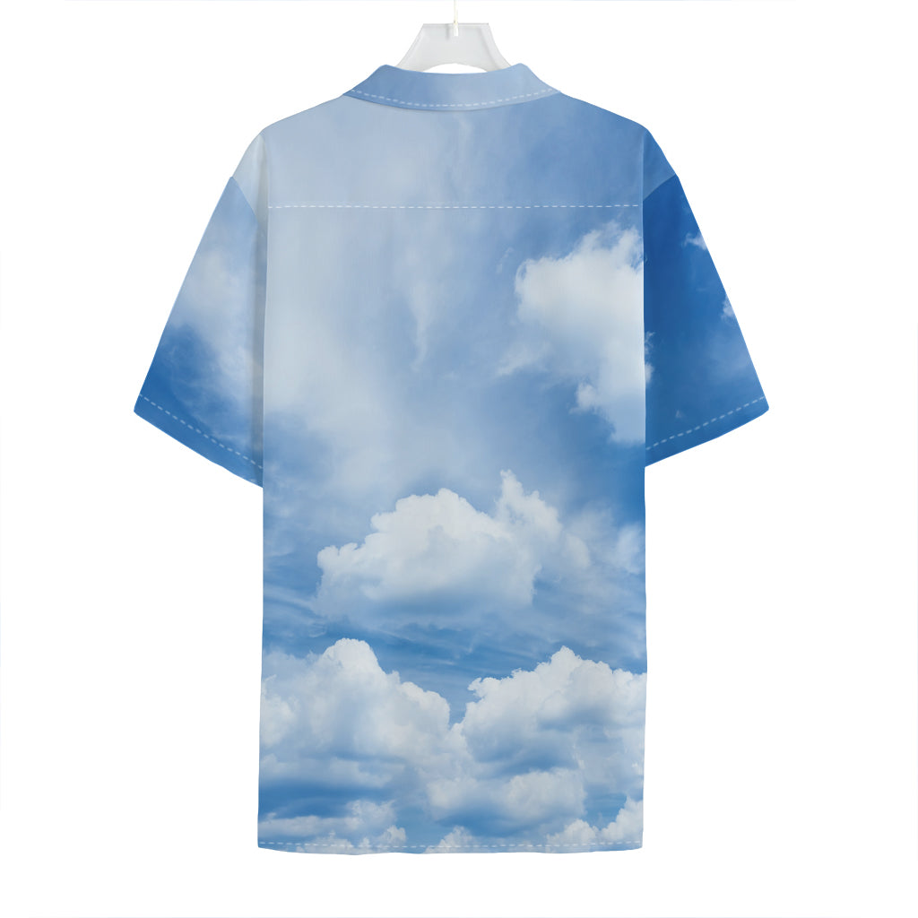 Sky Cloud Print Hawaiian Shirt