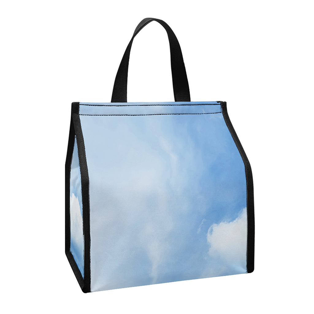 Sky Cloud Print Insulated Lunch Tote