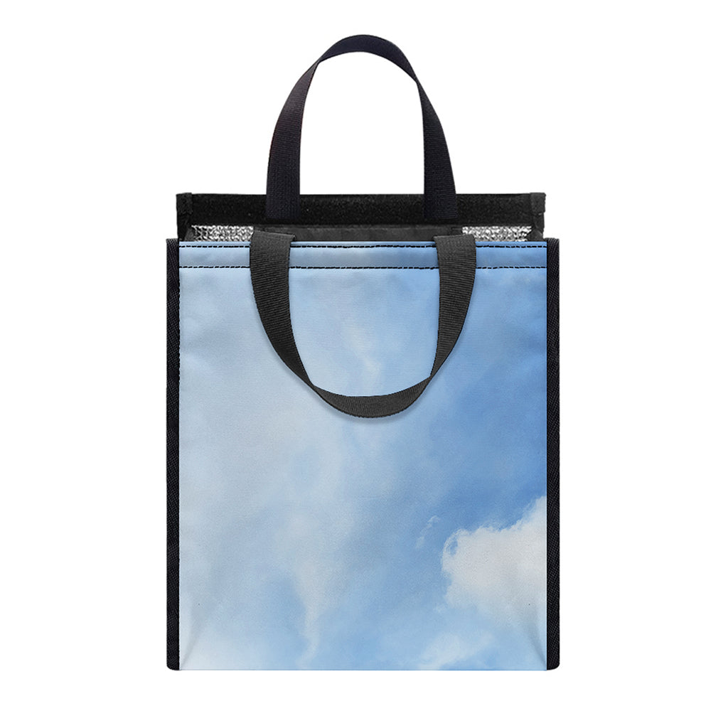Sky Cloud Print Insulated Lunch Tote