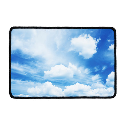 Sky Cloud Print Kitchen Mat