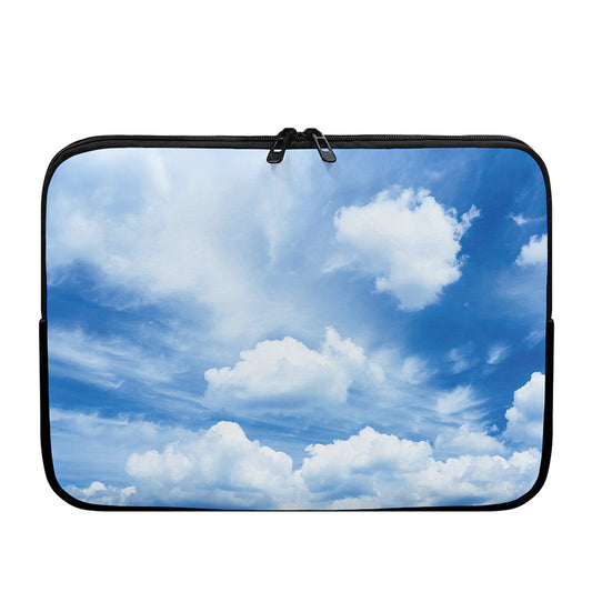 Sky Cloud Print Laptop Sleeve