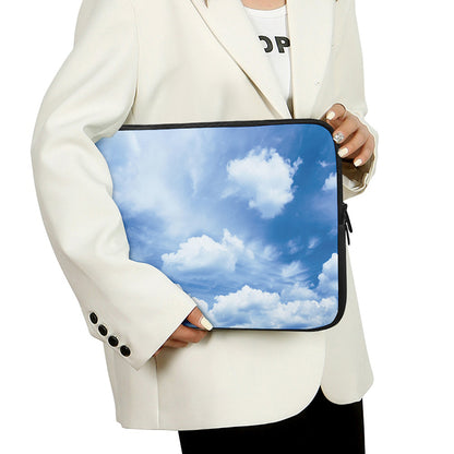 Sky Cloud Print Laptop Sleeve