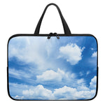 Sky Cloud Print Laptop Sleeve With Handle
