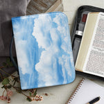 Sky Cloud Print Leather Bible Cover