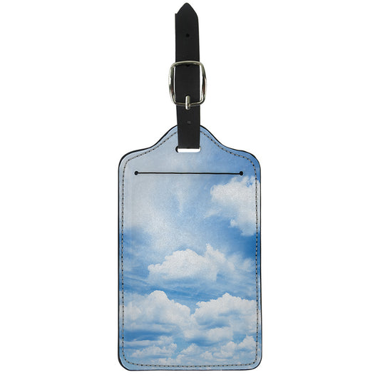 Sky Cloud Print Luggage Tag