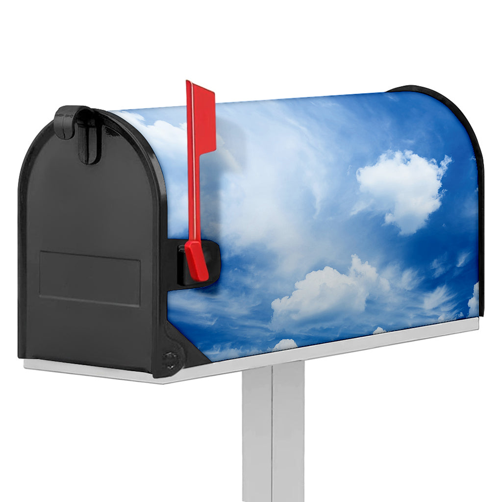 Sky Cloud Print Mailbox Cover