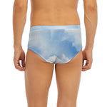 Sky Cloud Print Men's Briefs