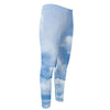 Sky Cloud Print Men's Compression Pants