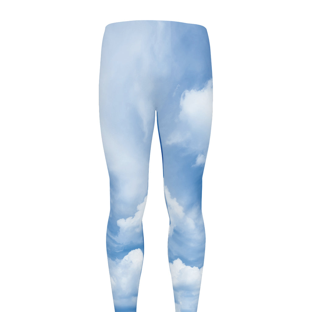 Sky Cloud Print Men's leggings