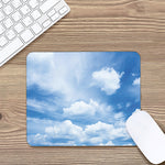 Sky Cloud Print Mouse Pad