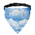 Sky Cloud Print Over The Collar Dog Bandana