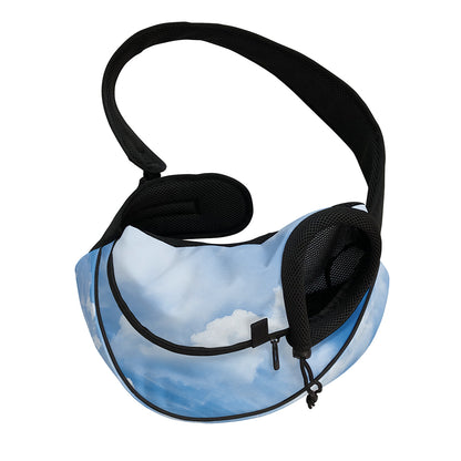 Sky Cloud Print Pet Sling Carrier
