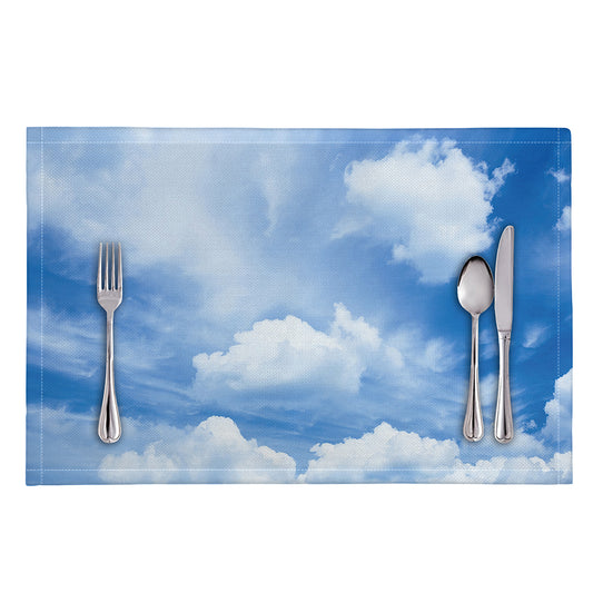 Sky Cloud Print Placemat