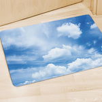 Sky Cloud Print Polyester Doormat