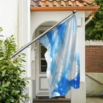 Sky Cloud Print Polyester Flag