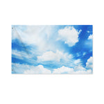 Sky Cloud Print Polyester Flag