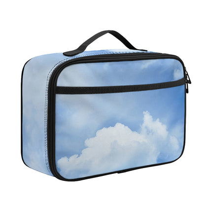 Sky Cloud Print Portable Lunch Bag