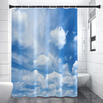 Sky Cloud Print Premium Shower Curtain