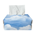 Sky Cloud Print Rectangle Tissue Box Cover