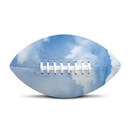 Sky Cloud Print Rugby Ball