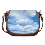 Sky Cloud Print Saddle Bag