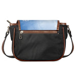 Sky Cloud Print Saddle Bag