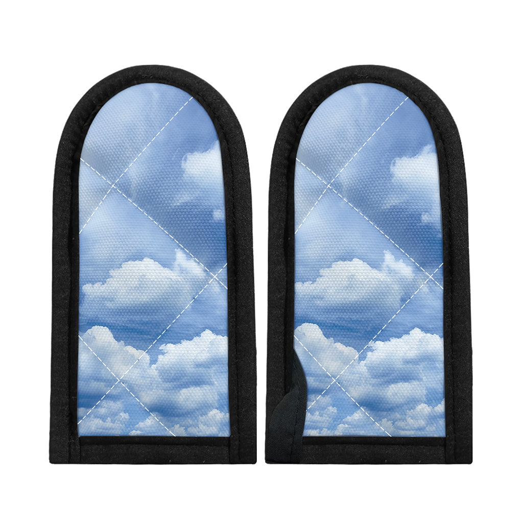 Sky Cloud Print Skillet Handle Cover