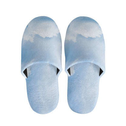 Sky Cloud Print Slippers