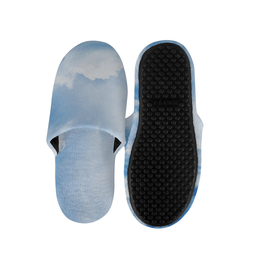 Sky Cloud Print Slippers