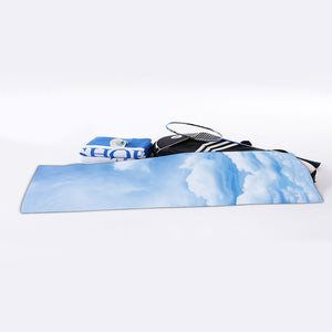 Sky Cloud Print Sports Towel