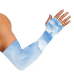Sky Cloud Print Sun Protection Arm Sleeves