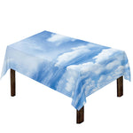 Sky Cloud Print Tablecloth