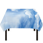 Sky Cloud Print Tablecloth