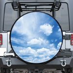 Sky Cloud Print Tire Cover