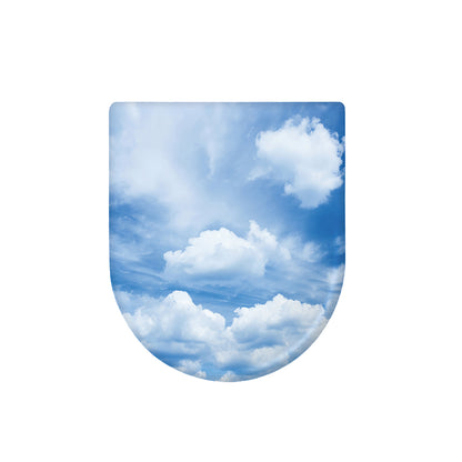 Sky Cloud Print Toilet Lid Cover