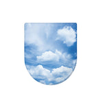 Sky Cloud Print Toilet Lid Cover