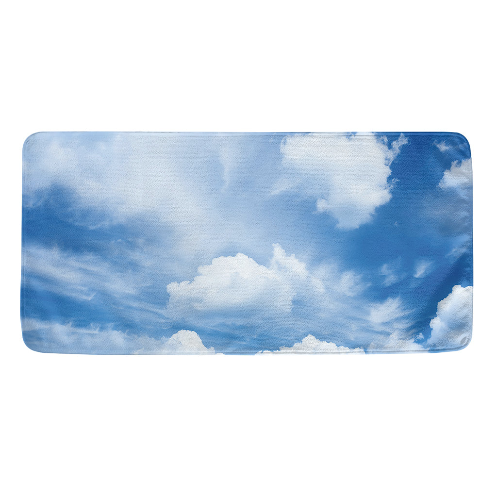Sky Cloud Print Towel