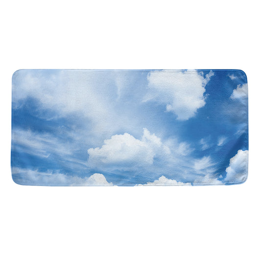Sky Cloud Print Towel