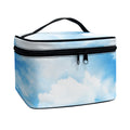 Sky Cloud Print Travel Makeup Bag