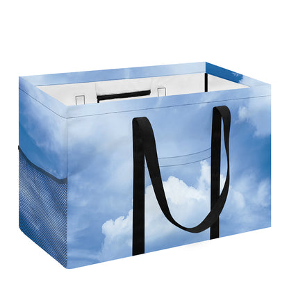 Sky Cloud Print Utility Tote Bag