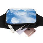 Sky Cloud Print Waist Bag